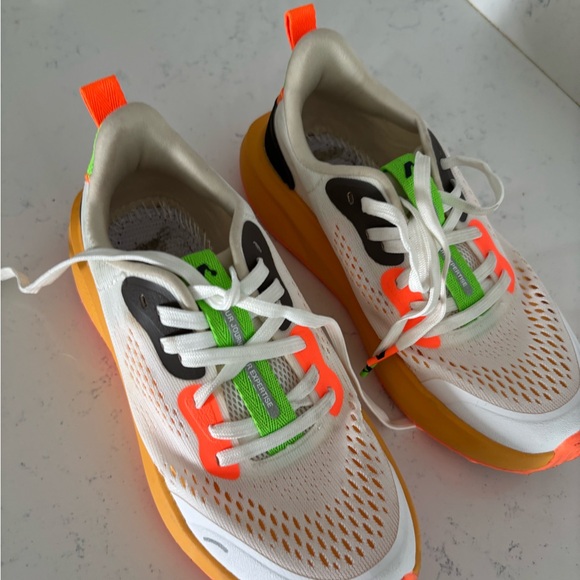 Zara Kids' White and Orange Sneakers - Picture 1 of 6